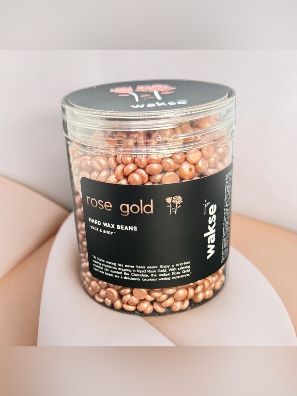 💕WAKSE💕Rose Gold Hard Wax Beans for Face & Body/NIP